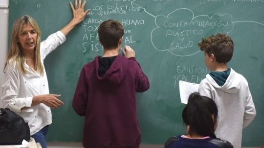 Gráfico de encuesta sobre preocupación por la educación en Argentina