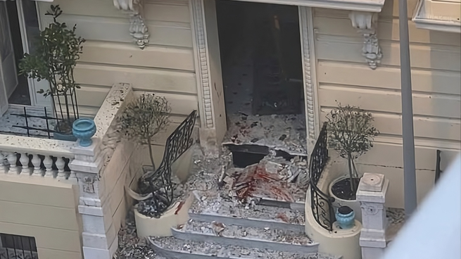 Imagen de la calle donde ocurrió la explosión en Mónaco