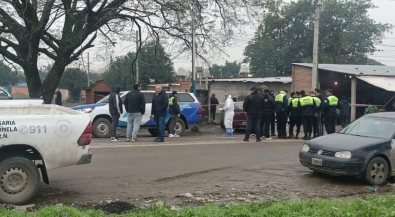 Escena del crimen en Villa Carmela, Tucumán