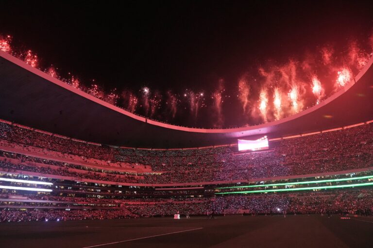 Estadio Ciudad de México durante la ceremonia inaugural del Mundial 2026