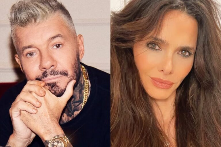 Marcelo Tinelli y Rossana Almeyda en una cena