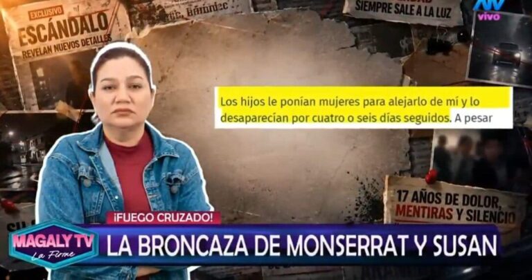 Monserrat Seminario y Susan Villanueva en disputa por relación con Melcochita