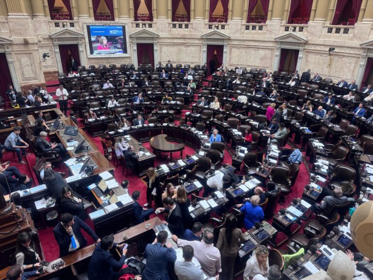 Sesión en la Cámara de Diputados de la Nación Argentina