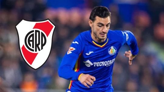 Mauro Arambarri jugando con la camiseta del Getafe