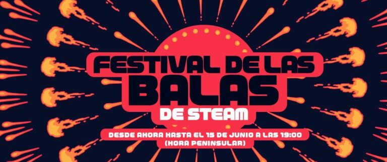 Captura del evento Steam Bullet Fest 2026 con juegos en oferta