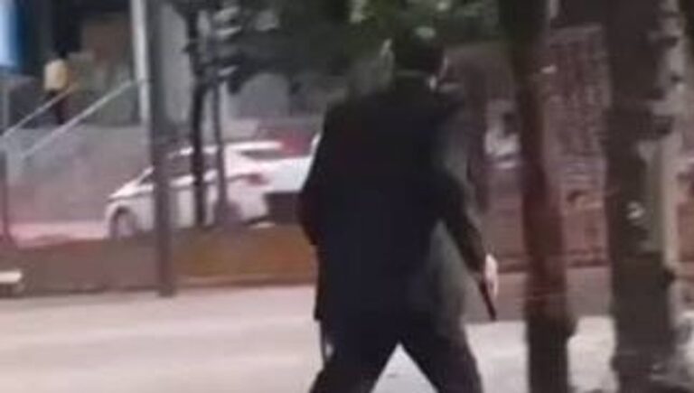Vista de la calle General Paz al 500 en San Miguel de Tucumán, lugar del incidente