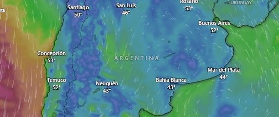 Mapa de alertas meteorológicas del SMN para el 23 de julio