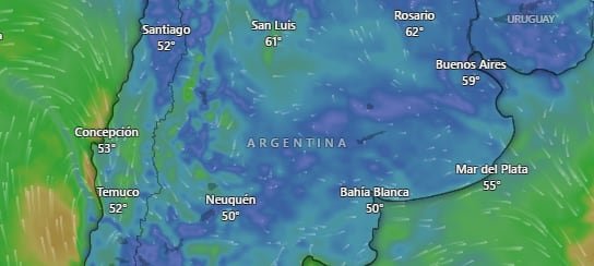Mapa de alertas meteorológicas del SMN para el 28 de julio