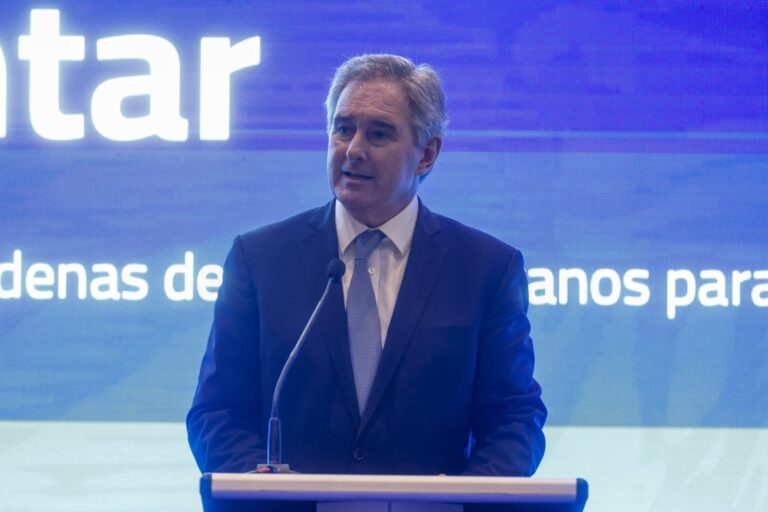 Canciller Pablo Quirno habla en la Exposición Rural de Palermo