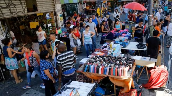 Gráfico sobre el comercio ilegal en Argentina con cifras en dólares
