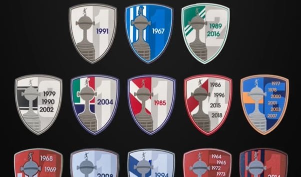 Nuevos parches de la Conmebol Libertadores para campeones