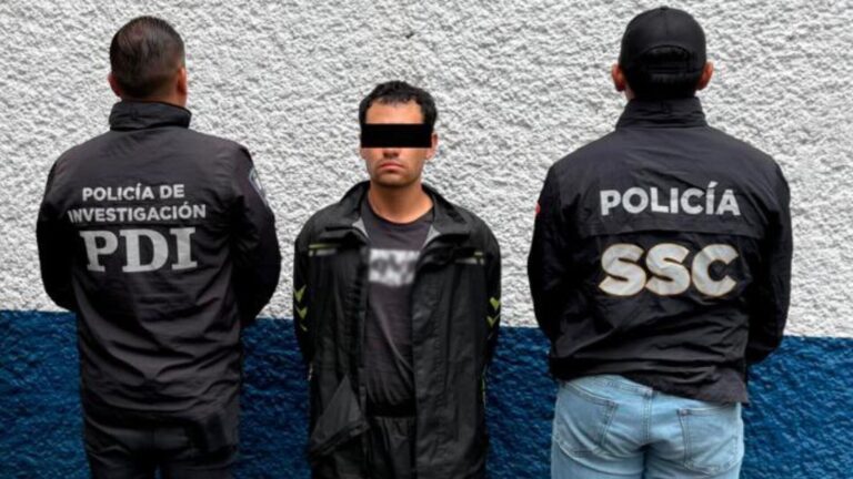 Detención de Iván N en la colonia Villa Milpa Alta