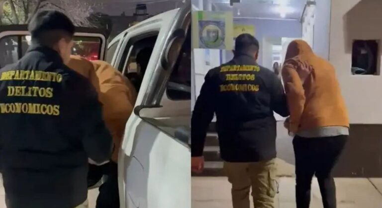 Policía detiene a un hombre en la vía pública en Resistencia