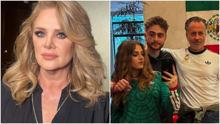 Erika Buenfil en conferencia de prensa