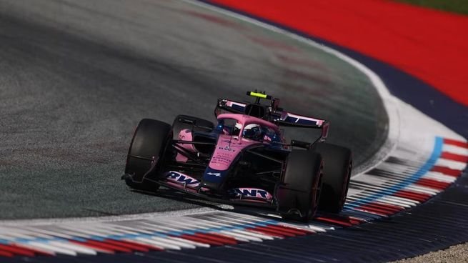 Franco Colapinto en el circuito de Silverstone durante la Sprint del GP de Gran Bretaña