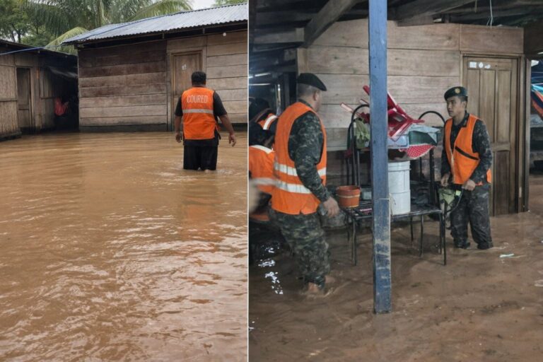 Inundaciones en Petén e Izabal por lluvias