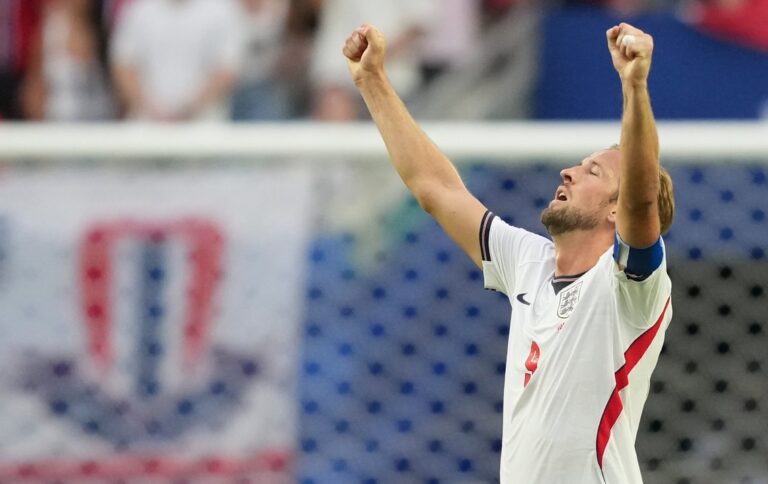 Harry Kane durante un partido del Mundial 2026