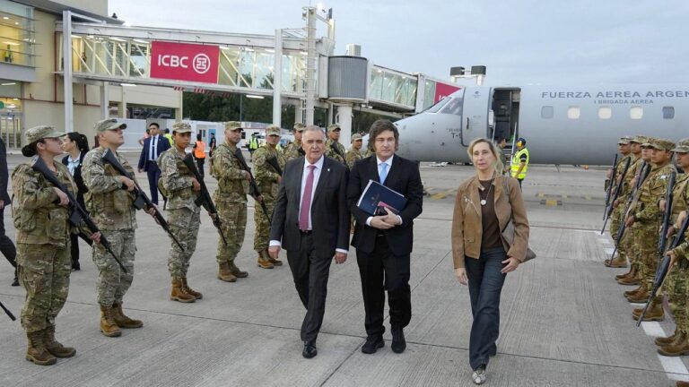 Presidente Javier Milei en acto oficial