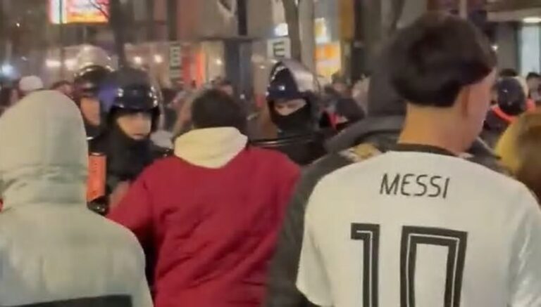 Festejos por la clasificación de la Selección argentina en San Francisco, Córdoba