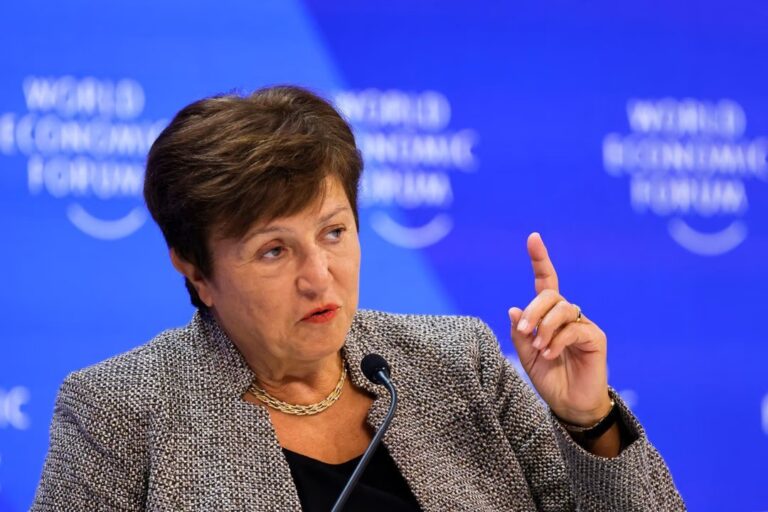 Kristalina Georgieva en reunión con empresarios en Buenos Aires