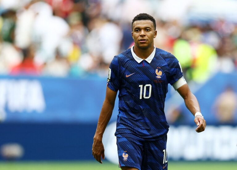 Kylian Mbappé con la camiseta de Francia durante el Mundial 2026