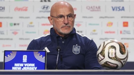 Luis de la Fuente en conferencia de prensa previa a la final del Mundial 2026