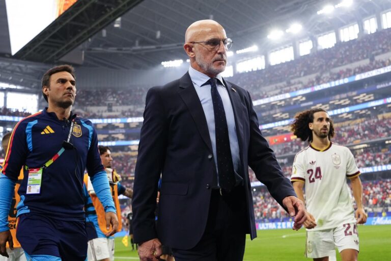 Luis de la Fuente en conferencia de prensa antes del partido de semifinales del Mundial 2026