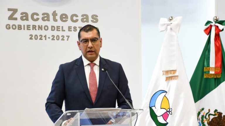 Conferencia de prensa de la Fiscalía de Zacatecas sobre la masacre