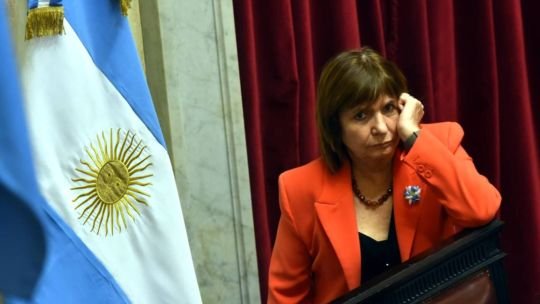 Patricia Bullrich en el Senado