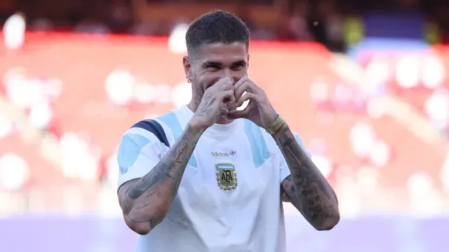 Rodrigo De Paul en conferencia de prensa antes de la semifinal del Mundial 2026