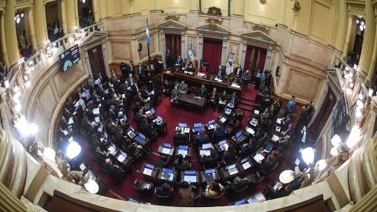 Senado de la Nación Argentina en sesión