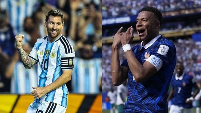 Kylian Mbappé celebrando un gol en el Mundial 2026