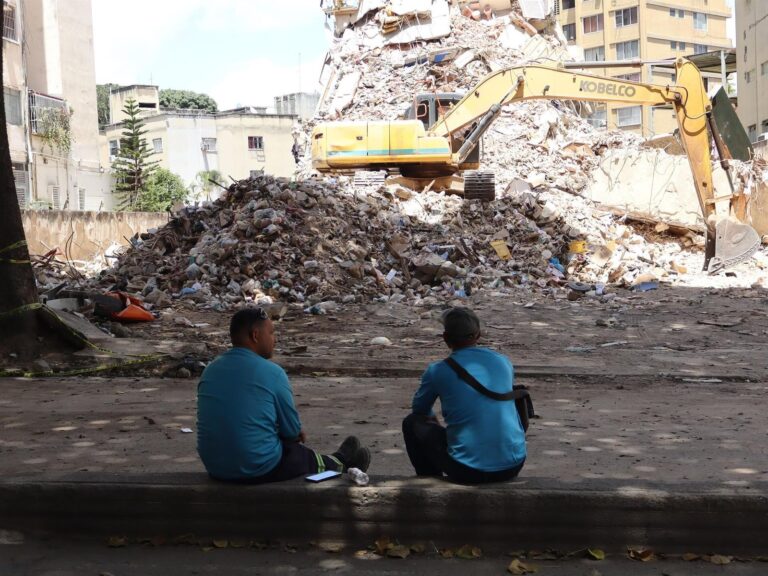 Vista de los daños causados por los terremotos en Venezuela