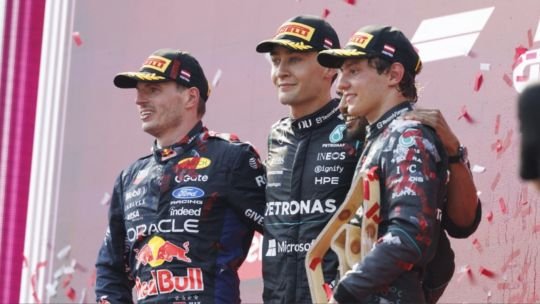 Max Verstappen en el circuito de Spielberg durante el GP de Austria 2025
