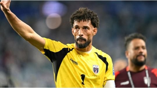 Vozinha, arquero de Cabo Verde, durante el partido contra Argentina en el Mundial 2026