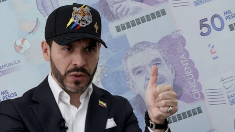 Abelardo de la Espriella durante su alocución como presidente electo