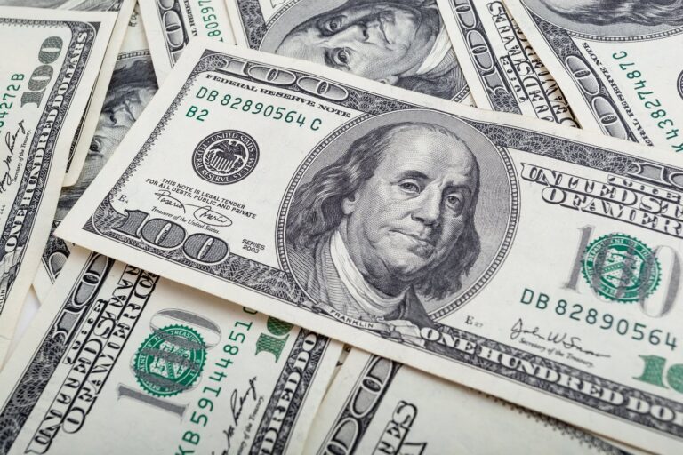 Cotización de dólar oficial y blue