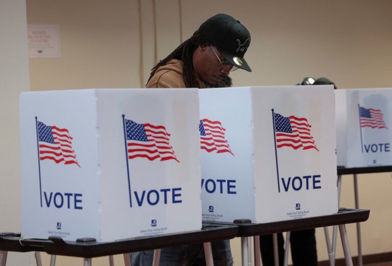 Imagen de una papeleta electoral de Florida