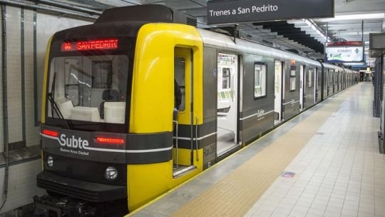 Mapa de la red de subtes de Buenos Aires