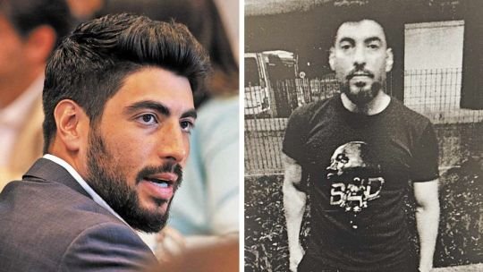 Facundo Moyano en una conferencia de prensa