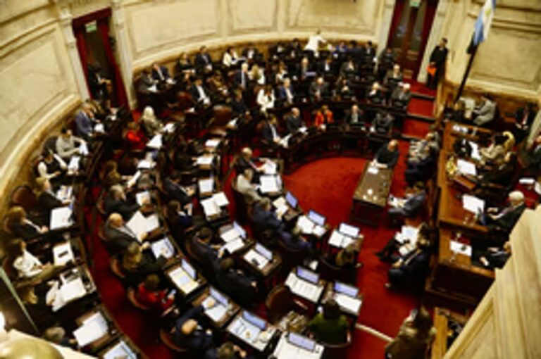 Reunión del Senado argentino