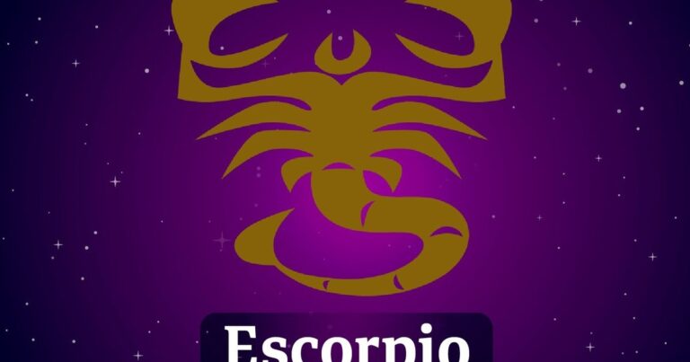 Símbolo del signo zodiacal Escorpio