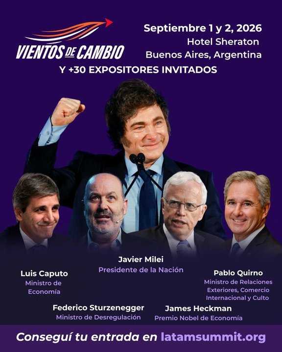 Javier Milei en un evento de la Fundación Libertad y Progreso