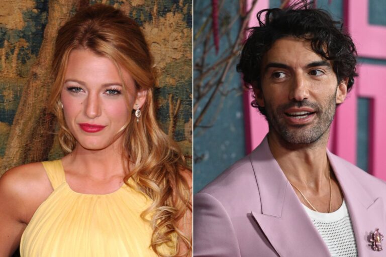 Blake Lively y Justin Baldoni en el estreno de Romper el círculo