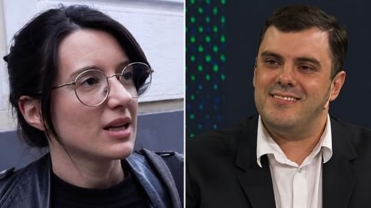 Captura de pantalla de la red social X con los mensajes de Malena Pichot y Gordo Dan