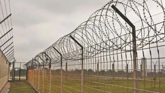 Vista de una prisión en Reino Unido