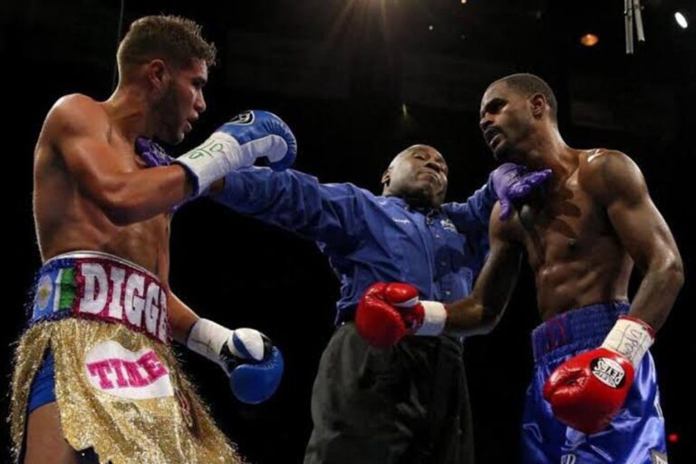 Terrel Williams en el ring de boxeo