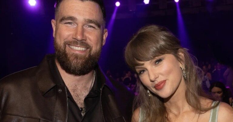 Travis Kelce y Taylor Swift en su boda