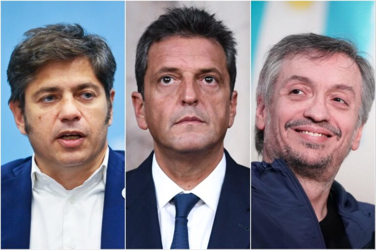 Dirigentes peronistas en una reunión partidaria