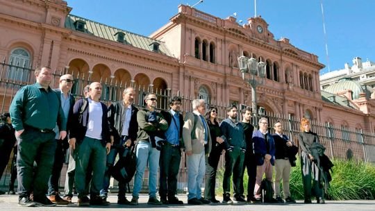 Fachada de la Casa Rosada en Buenos Aires